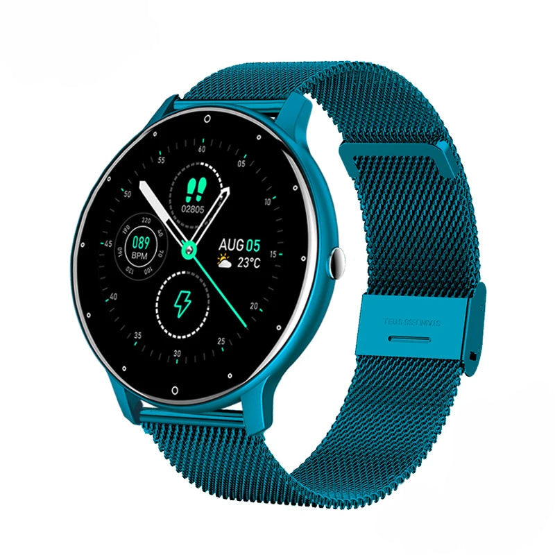 Kawaii Fitness Charm: Stylish Full Touch Screen Smart Watch for Ladies 🌸✨
