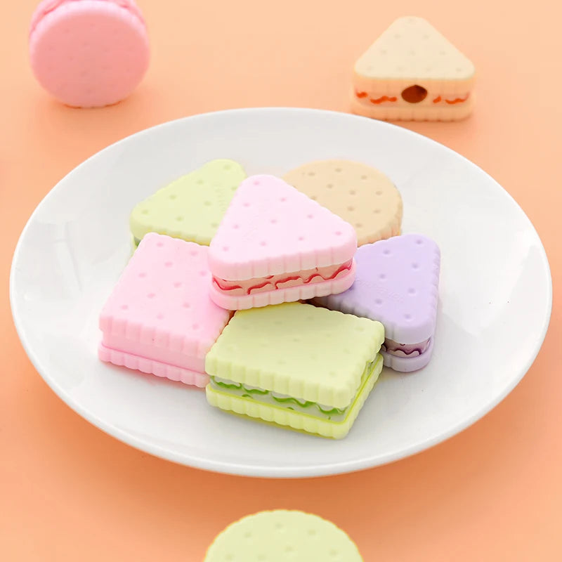 Adorable Kawaii Cookie Pencil Sharpener 🍪✨ - Creative Dessert-Inspired School Supply by Ellen Brook!