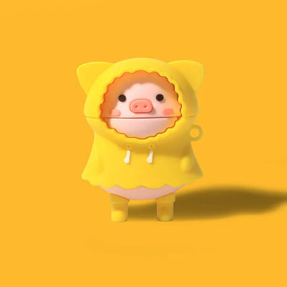🎉✨ Adorable 3D Pig & Cow Silicone Case for AirPods Pro 🐷🐮 - Cute & Protective Earphone Cover! 🎧💖 - Pixie Quill