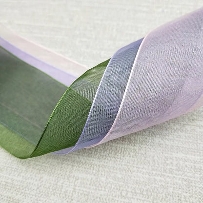 Wide 4cm Transparent Chiffon Silk Flat Shoelaces With Big Bow 👟🎀