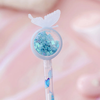 Kawaii Gel Pen 🐰✨ | Cute Rabbit & Butterfly Design | Sweet 0.5mm Ink for School & Office Supplies 🖊️🌼