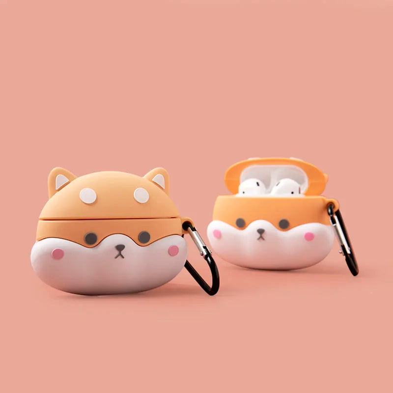 🎉✨ Adorable 3D Pig & Cow Silicone Case for AirPods Pro 🐷🐮 - Cute & Protective Earphone Cover! 🎧💖 - Pixie Quill