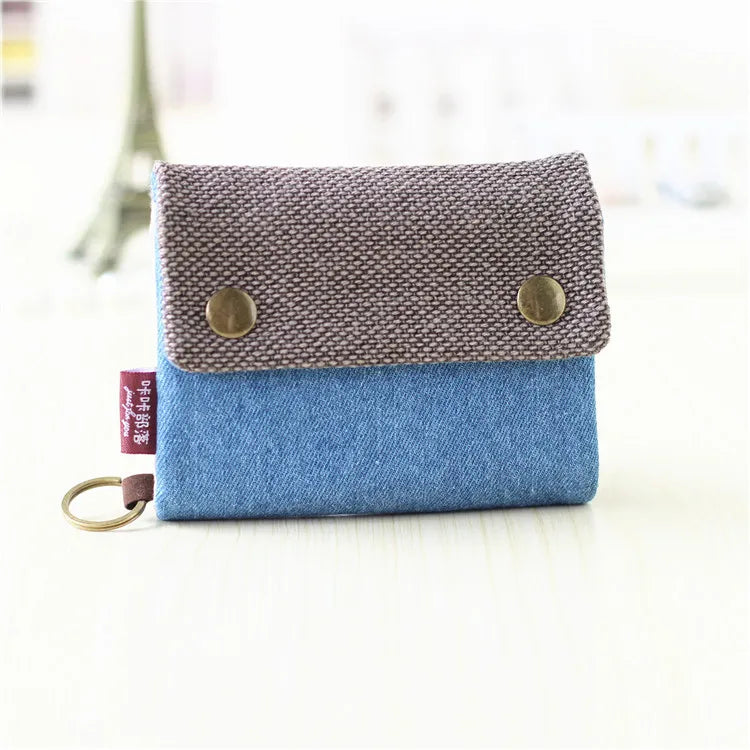 Kawaii Canvas Coin Pouch 🌈✨ | Cute Cartoon Key Organizer Wallet for Girls 💖🎒 | Adorable Mini Money Bag!