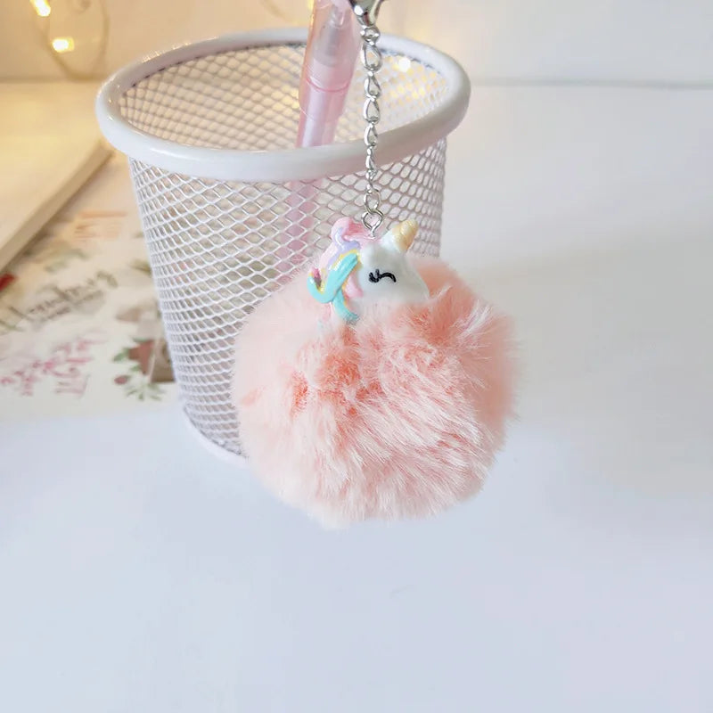 Kawaii Unicorn Plush Gel Ink Pen 🦄✨ | Cute Winter Stationery for School & Office | 0.5mm Writing Magic!
