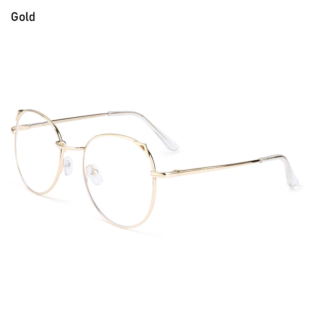 Kawaii Cat Ear Anti-Blue Light Glasses 🐾✨ | Cute Metal Eyewear for Stylish Eye Protection! 🌈👓
