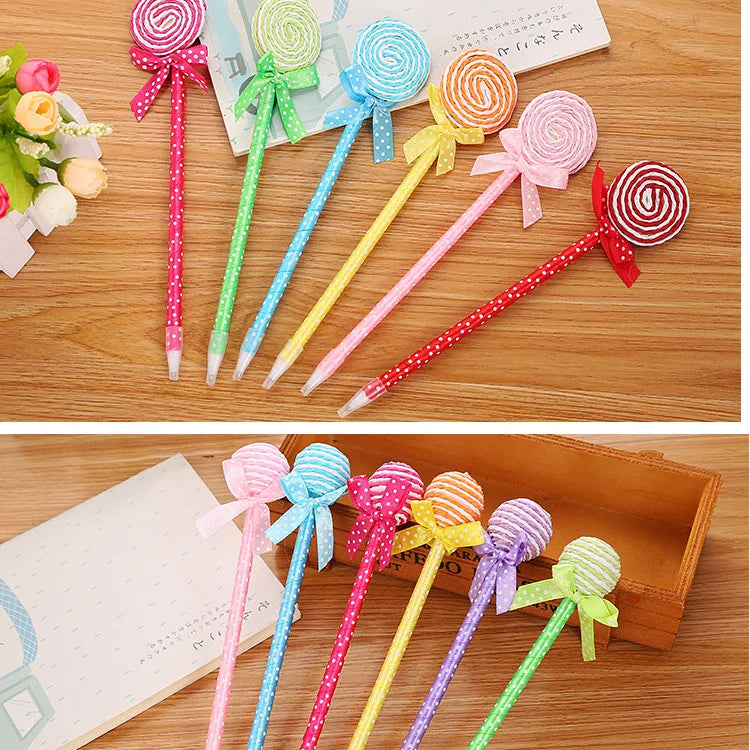 Kawaii Candy Lollipop Ballpoint Pen 🍭 | Cute Office & School Stationery Gift 🎁 | Fun & Whimsical Ellen Brook Design ✏️