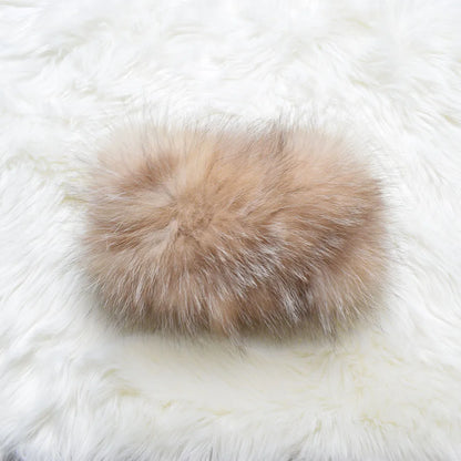 Whimsical Fox Fur Knit Headband For Women Cute Elastic Ear Warmer 🦊✨