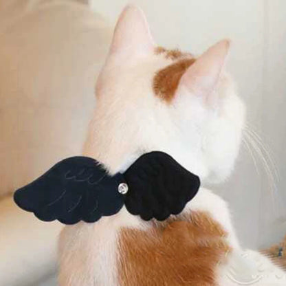 Cute Necklace Small Dog Cat Little Angel Wing Collar Personalized  Necklace Traction For Small Puppy Kitten Pet Products