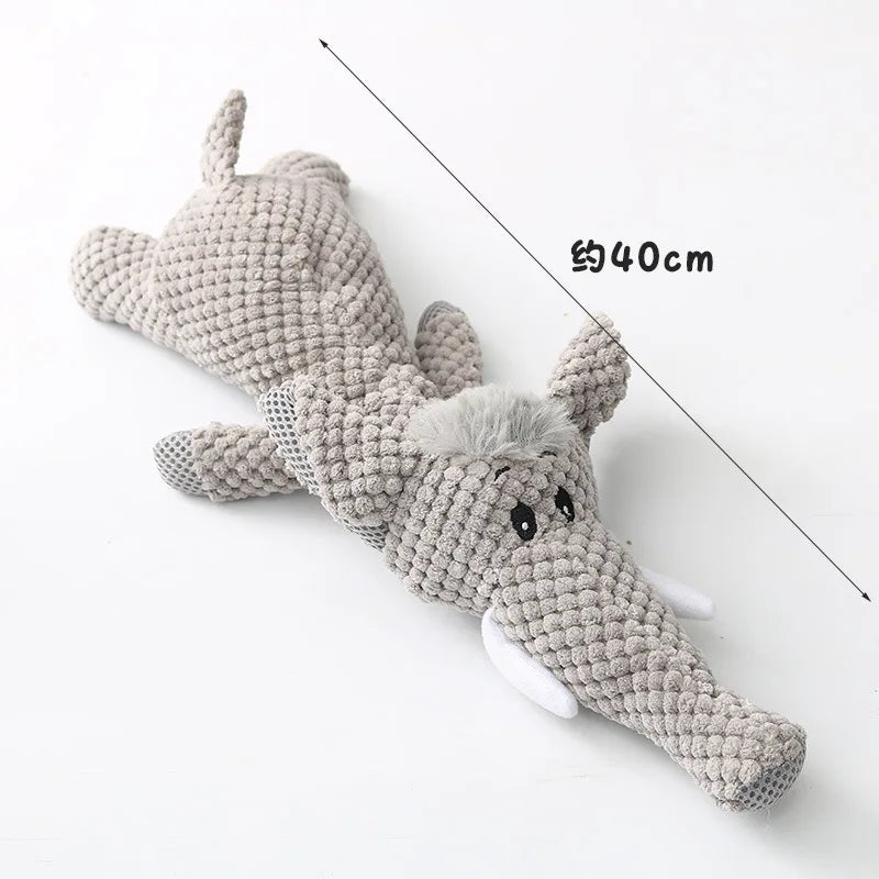 Plush Puppy Squeak Toy For Small Dogs Cute Teething Toy 🐶🐾