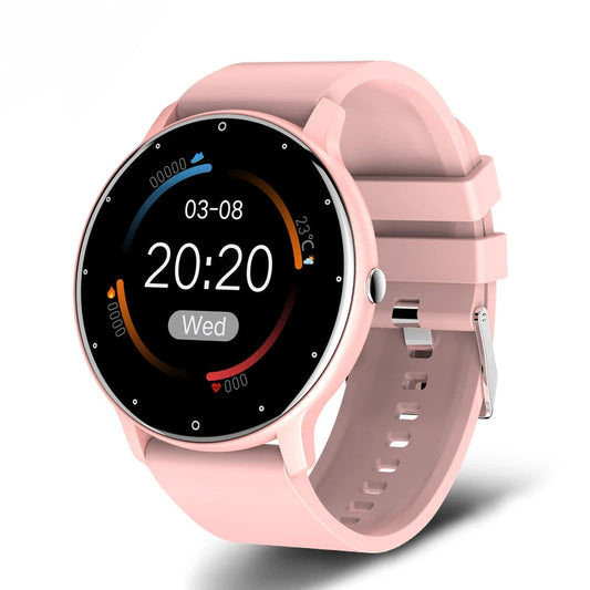 Kawaii Fitness Charm: Stylish Full Touch Screen Smart Watch for Ladies 🌸✨