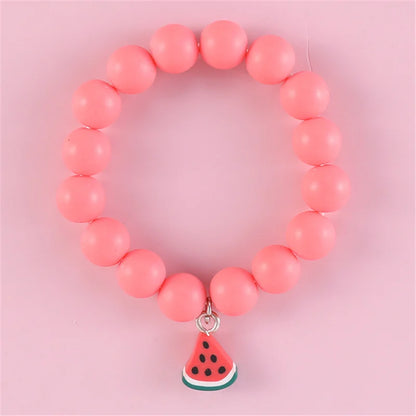 💖 Adorable Kawaii Popcorn Beads Bracelet 🌈 for Girls - Whimsical Friendship Jewelry 🌟