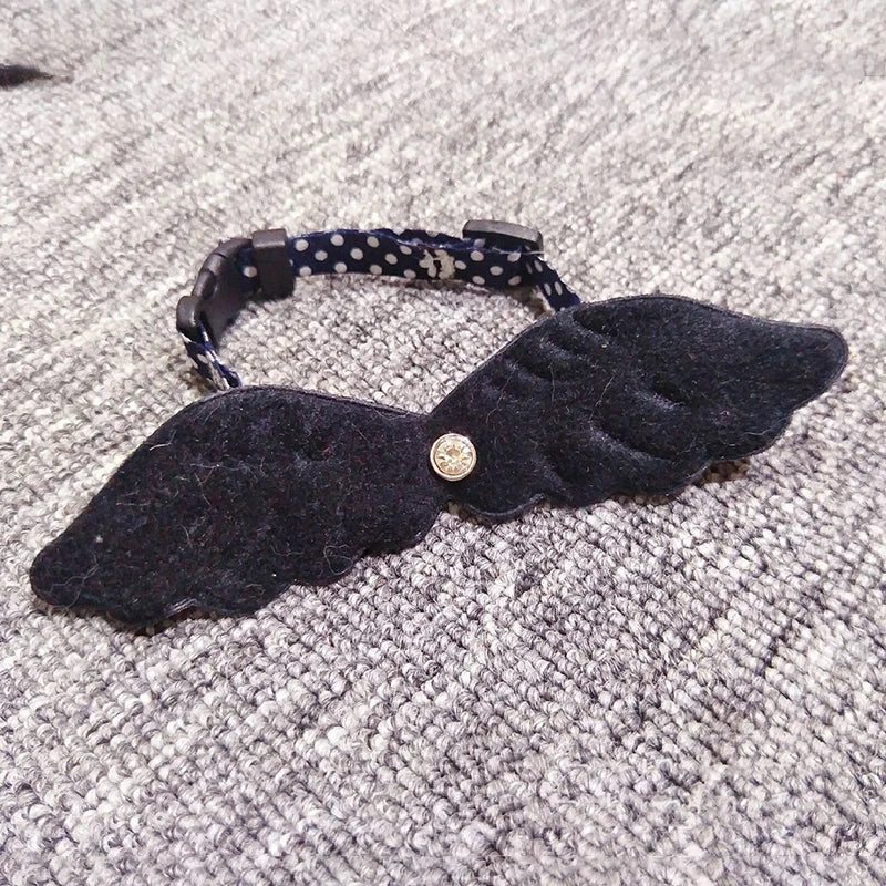 Cute Necklace Small Dog Cat Little Angel Wing Collar Personalized  Necklace Traction For Small Puppy Kitten Pet Products