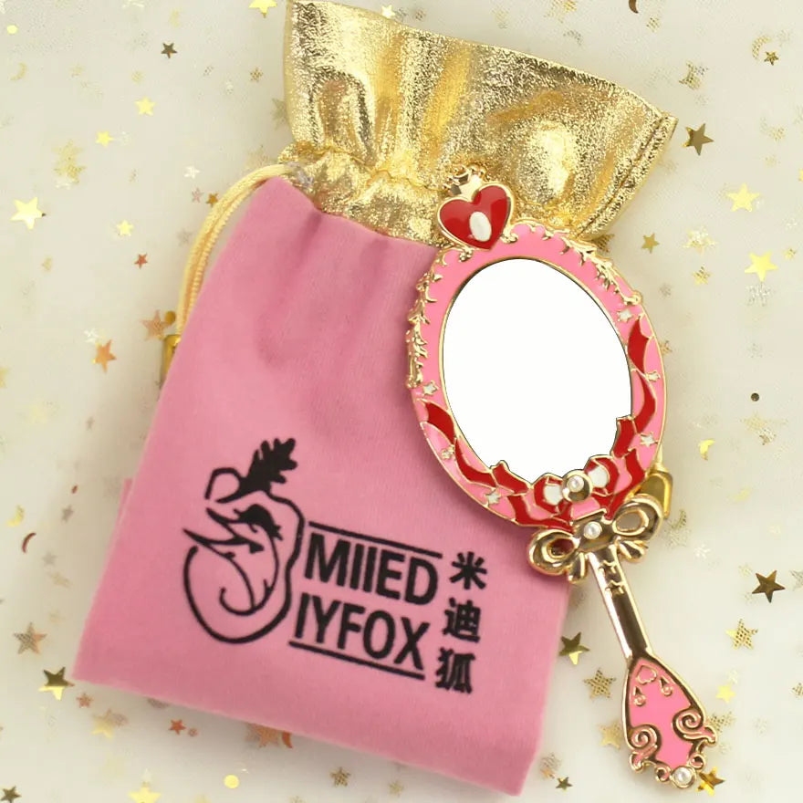 Kawaii Sailor  Butterfly Makeup Mirror ✨🌙 | Cute Pearl Handheld Cosmetic Mirror for Beauty Lovers 💖🦋