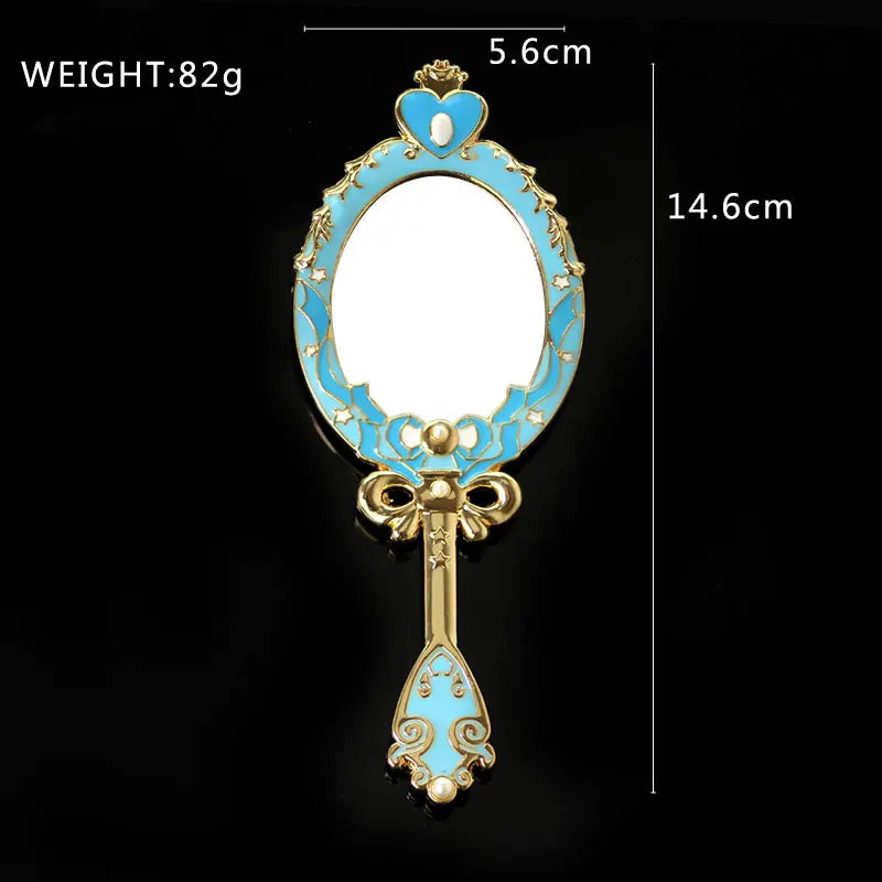 Kawaii Sailor  Butterfly Makeup Mirror ✨🌙 | Cute Pearl Handheld Cosmetic Mirror for Beauty Lovers 💖🦋
