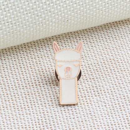 Cute Kawaii Llama & Alpaca Enamel Pins 🦙✨ Adorable Brooches for Girls, Kids & Animal Lovers - Trendy Cartoon Jewelry Accessories!