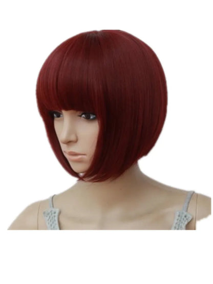 Kawaii Pink Wavy Wig 💖✨ | Fei-Show Synthetic Heat Resistant Short Bob for Cosplay & Halloween 🎃👩‍🎤