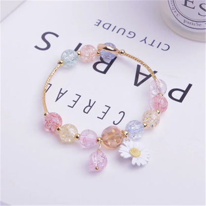 💖 Adorable Kawaii Popcorn Beads Bracelet 🌈 for Girls - Whimsical Friendship Jewelry 🌟