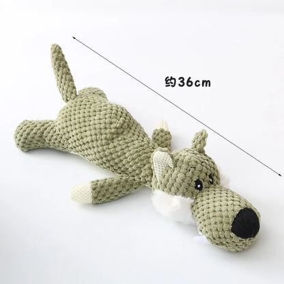 Plush Puppy Squeak Toy For Small Dogs Cute Teething Toy 🐶🐾
