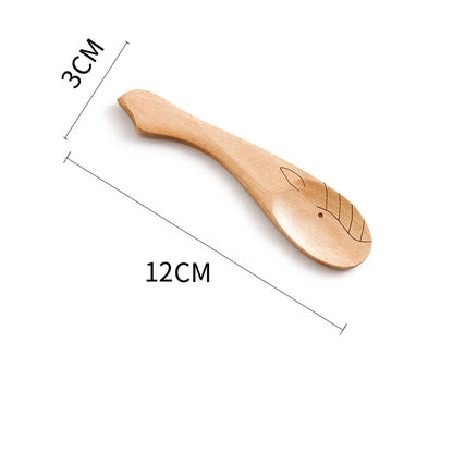 🌟 Adorable Wooden Spoons for Little Chefs 🍯☕️✨ Fun Cutlery for Kids' Kitchen Adventures! 🥄🍰 - Pixie Quill