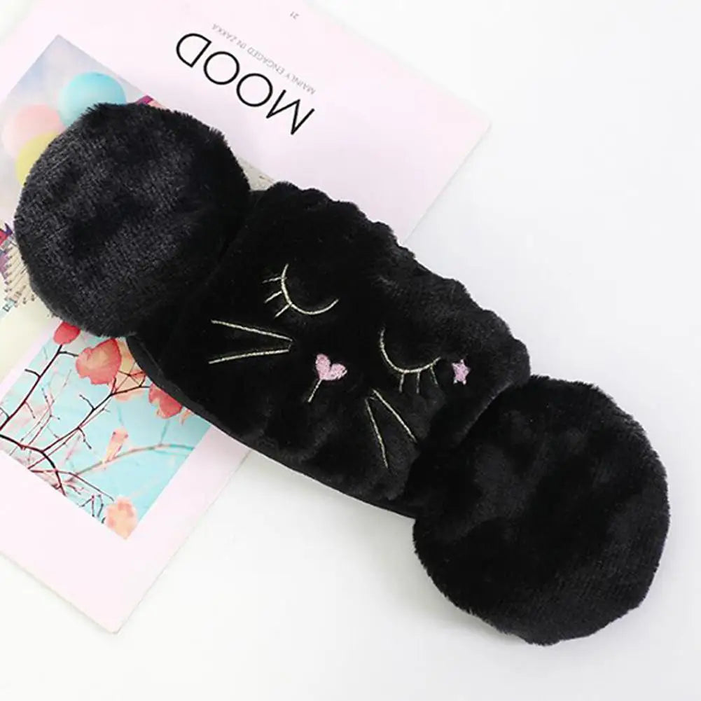 Cute Cat 2-in-1 Earmuff & Mask 🐱❄️ Cozy Cartoon Warmth for Winter Adventures!