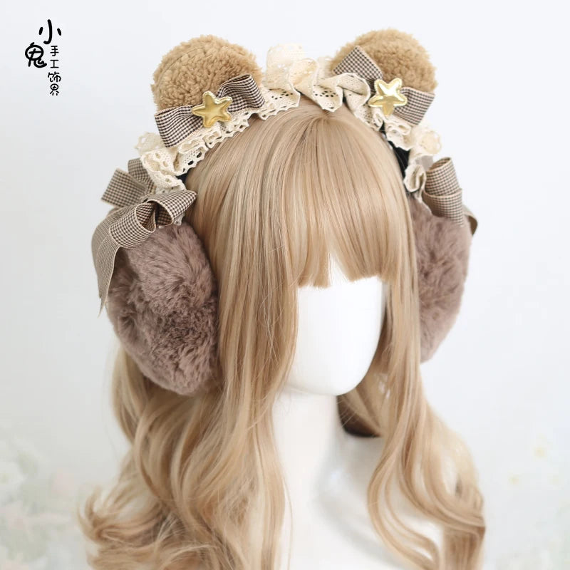 Adorable Plush Bear & Cat Ear Earmuffs for Winter Warmth 🐻❄️✨