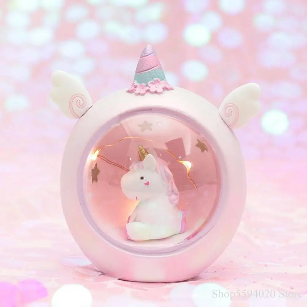 Kawaii Unicorn Star Night Lamp 🌟✨ | Adorable Table Decor for Girls' Rooms 💖 | Touch-Activated LED Magic! 🦄