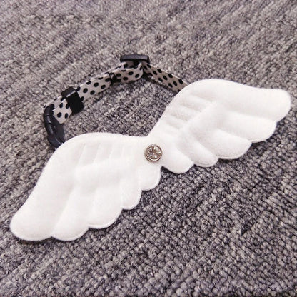 Cute Necklace Small Dog Cat Little Angel Wing Collar Personalized  Necklace Traction For Small Puppy Kitten Pet Products