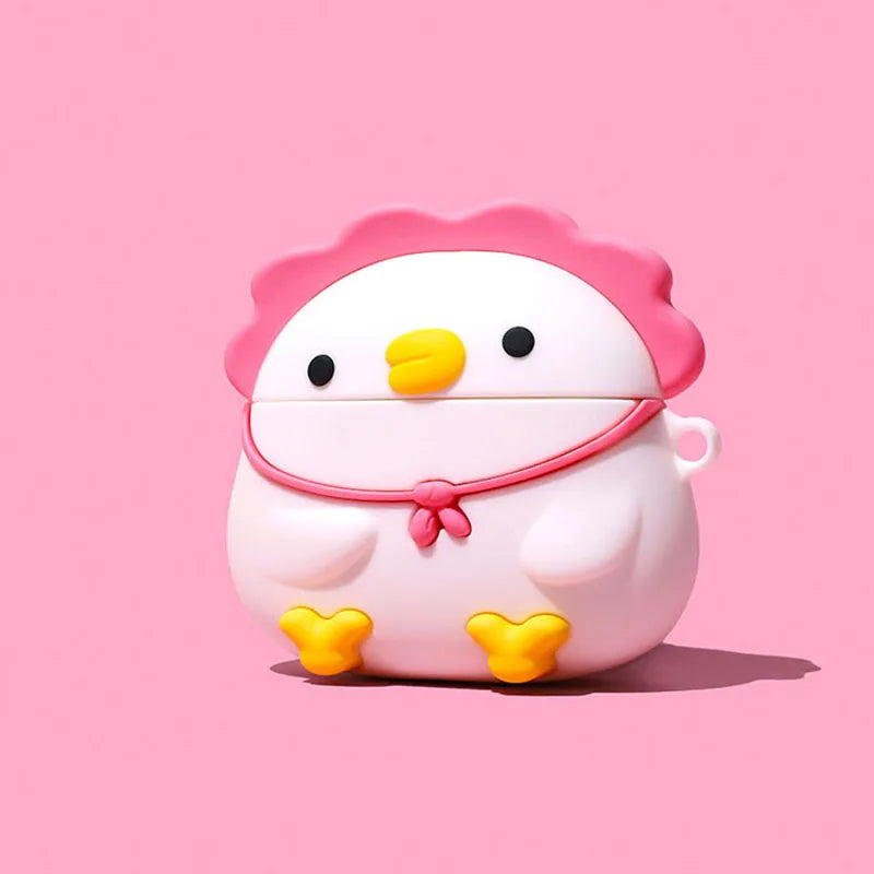 🎉✨ Adorable 3D Pig & Cow Silicone Case for AirPods Pro 🐷🐮 - Cute & Protective Earphone Cover! 🎧💖 - Pixie Quill
