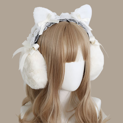 Adorable Plush Bear & Cat Ear Earmuffs for Winter Warmth 🐻❄️✨