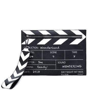Kawaii Cute PU Leather Crossbody Bag 🎀 | Funny Movie Prop Clutch with Designer Letters 💖 | Adorable Women's Messenger Purse 👜