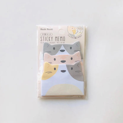 🐧✨ Adorable Animal Sticky Notes Set - 45 Sheets of Fun Penguin, Pig, Bear, & Cat Memo Pads for Students! 🎉📚