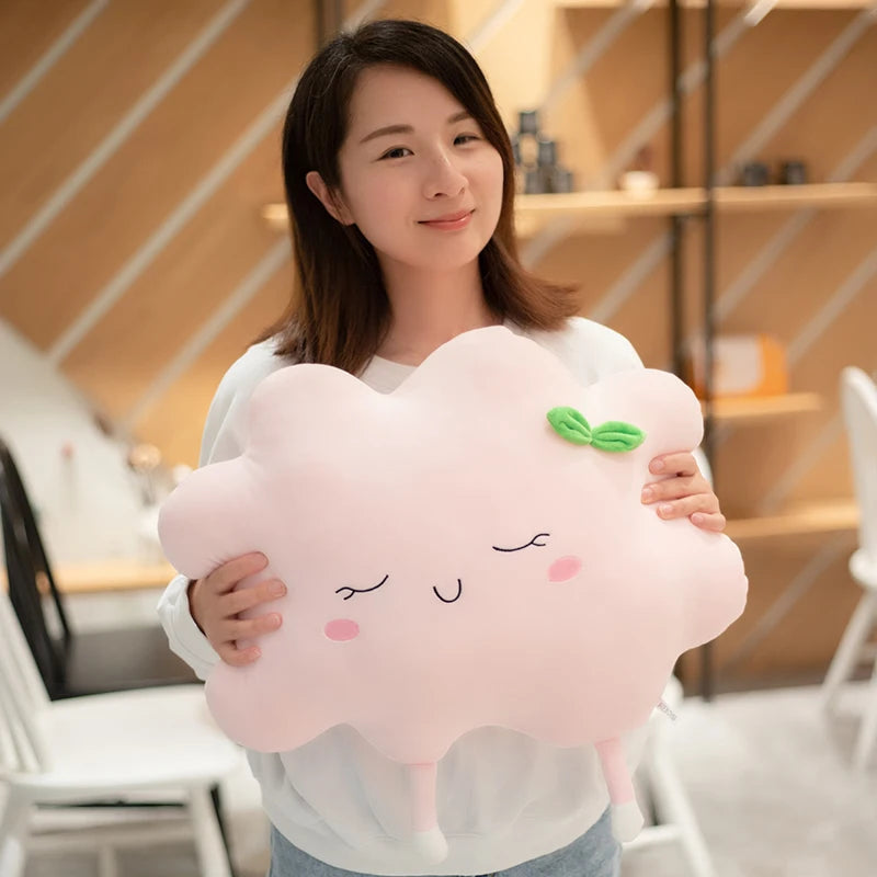 🌞☁️ Snuggle Buddy Sun & Cloud Plush Pillow - Cozy Cuteness for Every Adventure! 🌈💖