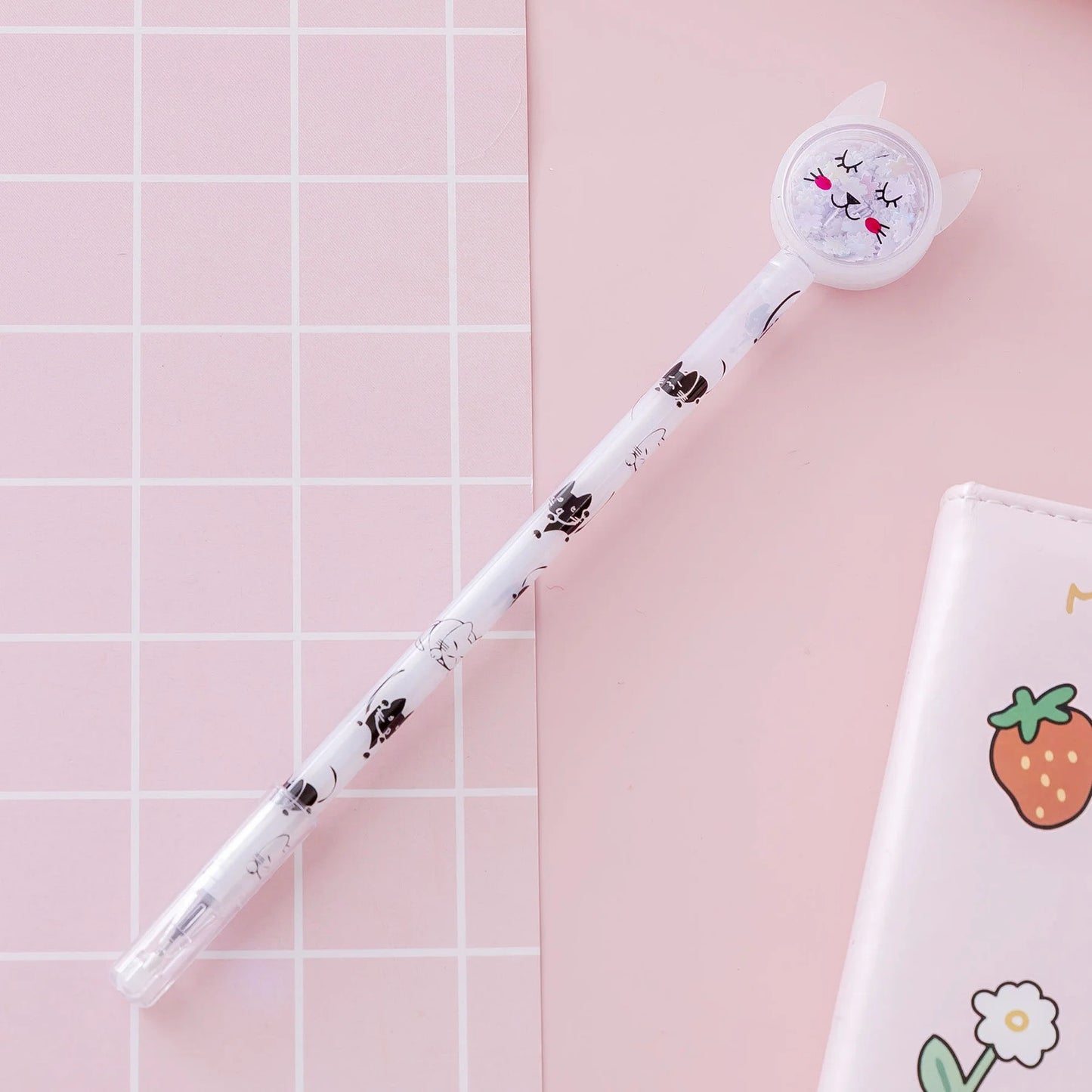 Kawaii Gel Pen 🐰✨ | Cute Rabbit & Butterfly Design | Sweet 0.5mm Ink for School & Office Supplies 🖊️🌼