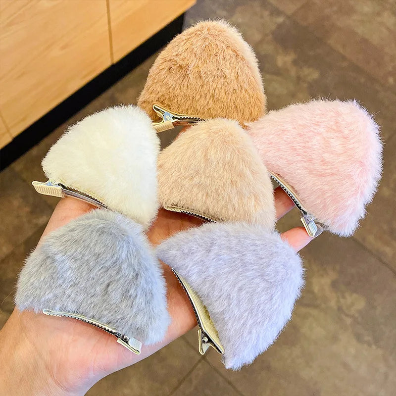Purr-fectly Adorable Plush Cat Ear Hair Clips 🐾✨ - Fun Fashion Accessories for Girls & Women!