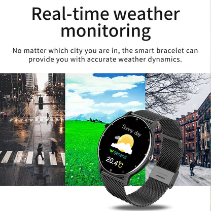 Kawaii Fitness Charm: Stylish Full Touch Screen Smart Watch for Ladies 🌸✨