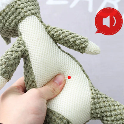 Plush Puppy Squeak Toy For Small Dogs Cute Teething Toy 🐶🐾