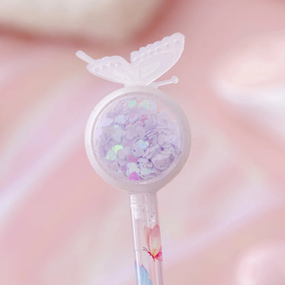 Kawaii Gel Pen 🐰✨ | Cute Rabbit & Butterfly Design | Sweet 0.5mm Ink for School & Office Supplies 🖊️🌼