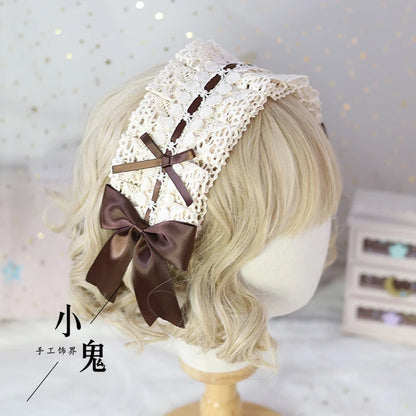 Kawaii Bear Ear Headband 🎀 | Sweet Japanese Lolita Hair Accessories 🐻✨