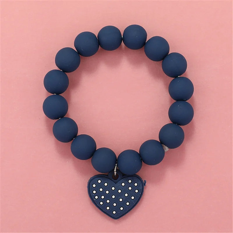 💖 Adorable Kawaii Popcorn Beads Bracelet 🌈 for Girls - Whimsical Friendship Jewelry 🌟