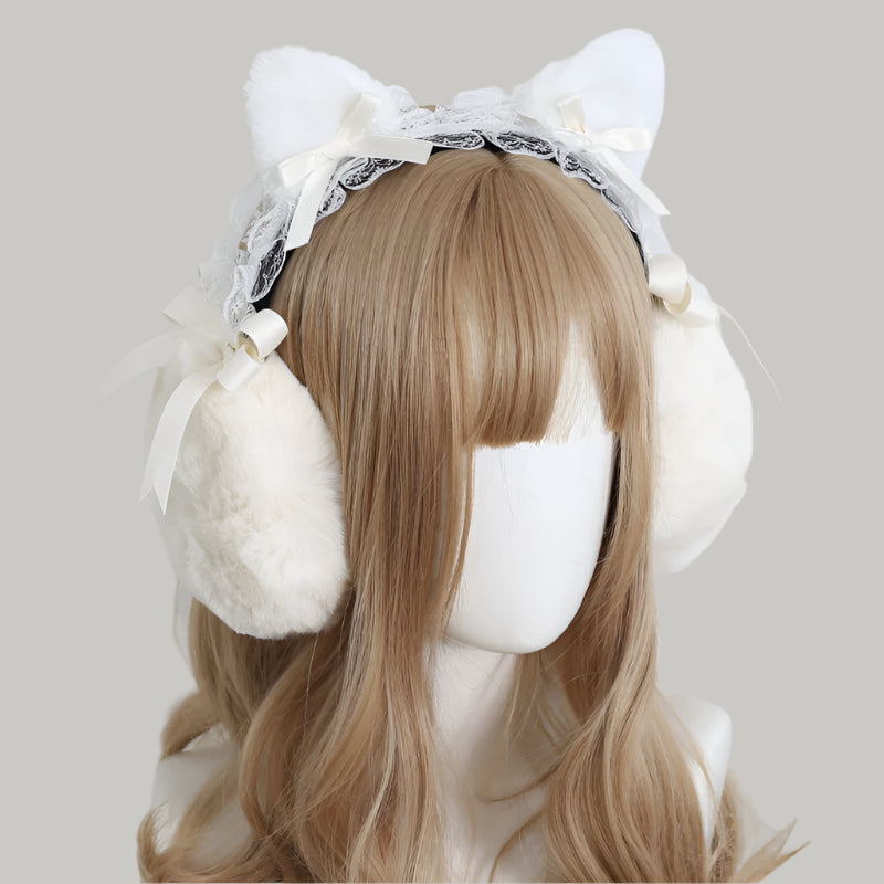 Adorable Plush Bear & Cat Ear Earmuffs for Winter Warmth 🐻❄️✨