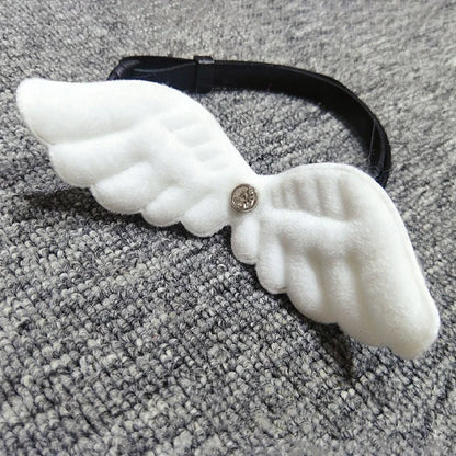 Cute Necklace Small Dog Cat Little Angel Wing Collar Personalized  Necklace Traction For Small Puppy Kitten Pet Products