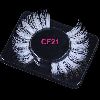 Kawaii Rainbow Mink Lashes 🌈 | 3D/5D Colorful Faux Eyelashes for Cosplay & Halloween 🎉