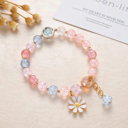 💖 Adorable Kawaii Popcorn Beads Bracelet 🌈 for Girls - Whimsical Friendship Jewelry 🌟