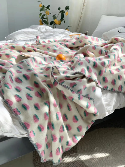 Cozy Cherry Dreams 3D Blanket for Kids 🍒💖 Snuggle Up in Style! 🌙✨ - Pixie Quill
