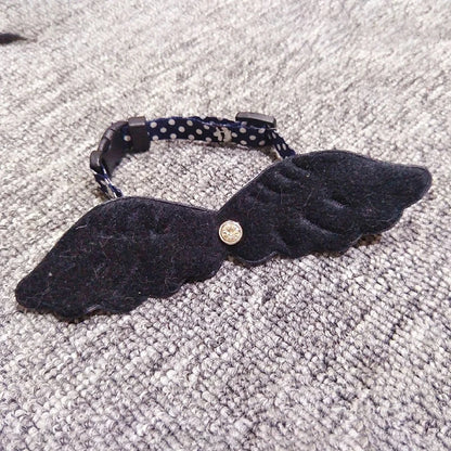 Cute Necklace Small Dog Cat Little Angel Wing Collar Personalized  Necklace Traction For Small Puppy Kitten Pet Products