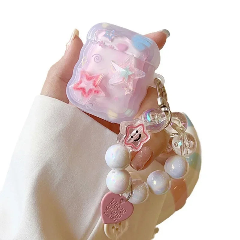 ✨ Adorable 3D Starry AirPods Case 🎶 Cute & Stylish Protection! 🎧💖 - Pixie Quill