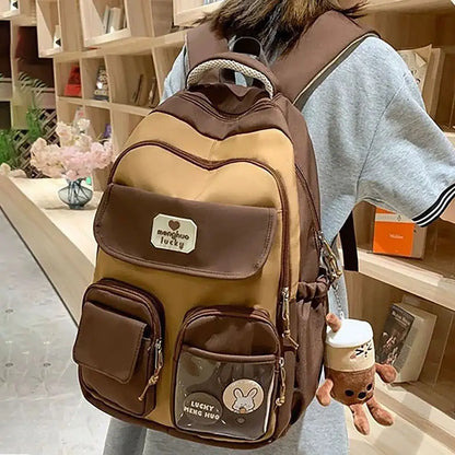 Adorable Kawaii Capybara Backpack 🐾✨ | Spacious, Waterproof, and Adjustable for Students! 🎒