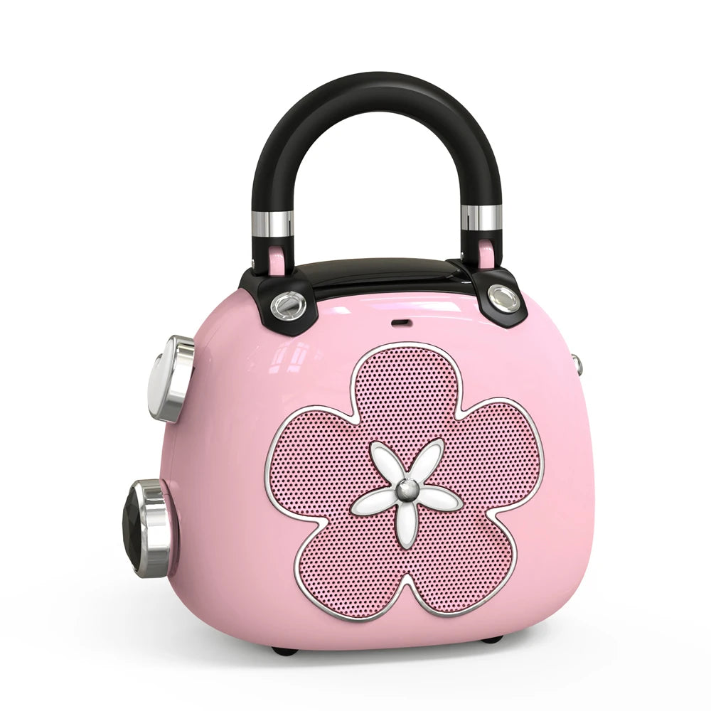 Kawaii DOSS Mini Bluetooth Speaker 🎶💖 - Cute Retro Design, 5W Sound, Perfect Portable Gift!