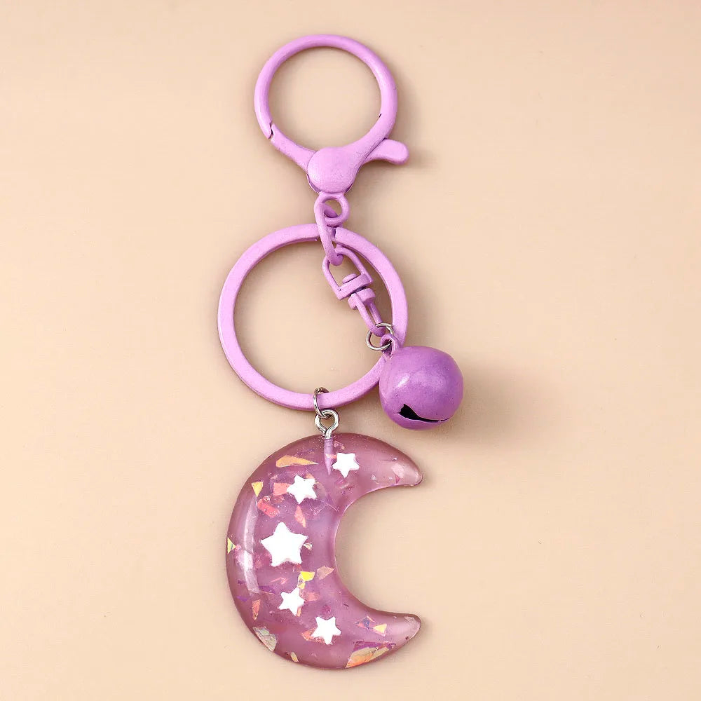 Charming Clouds Keychain Charm For Bags And Gifts With Resin Stars 🌟☁️