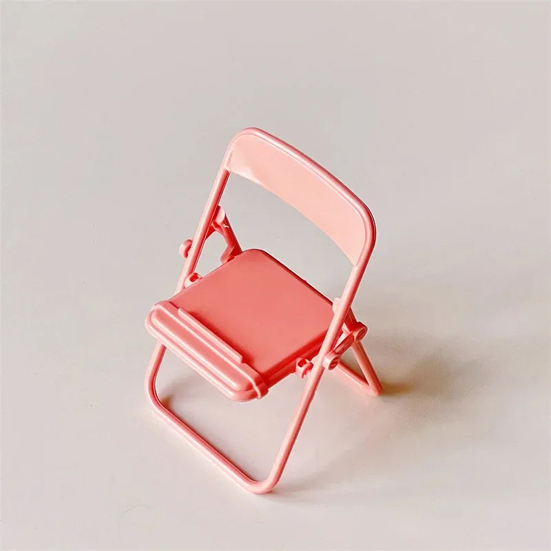 🌟 Adorable Mini Chair Stand for Phones 🍭✨ - Cute & Creative Desktop Decor! 🎀 - Pixie Quill